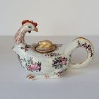Antique French Samson Armorial Rooster Chinese Export Style