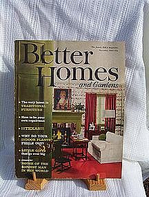 Better Homes and Gardens Magazine Nov 1961