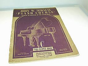 John W. Schaum Piano Course The Purple Book