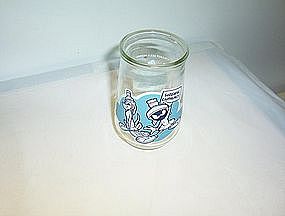 Welch's Looney Tunes Special Edition glass empty
