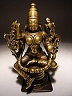 India Bronze Durga 17th Century