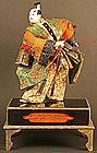 Edo Period Takeda Ningyo Portraying a Young Samurai