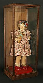 Japanese Doll of an American Girl with Her Dog