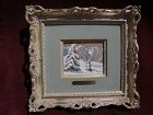 FRANK CUPRIEN 1871-1948 California plein air art snow landscape painting