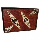 South Pacific islands tapa cloth painting‏
