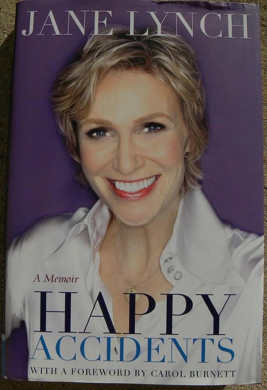 Jane Lynch &quot;Happy Accidents&quot; 2011 autobiography book hand signed by the actress