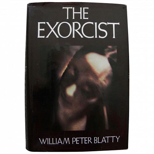 William Peter Blatty SIGNED copy of 1971 book "The Exorcist" autograph