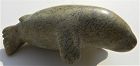 Canadian soapstone Inuit native carving walrus