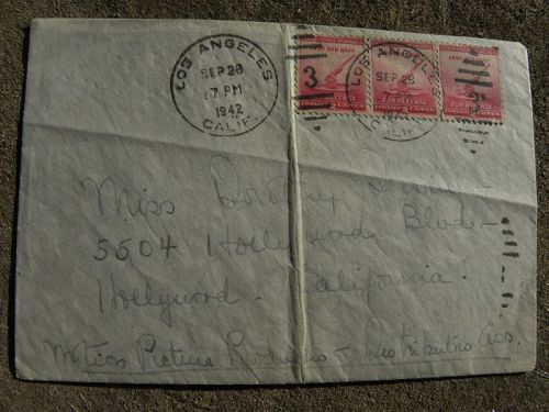 BETTE DAVIS (1908-1989) Hollywood memorabilia hand written letter
