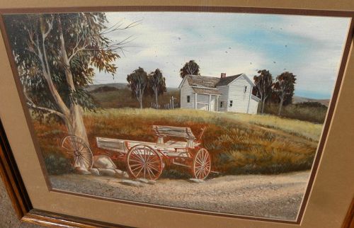 BARBARA LEE DOUGHERTY 1949-2015 Southern California art painting