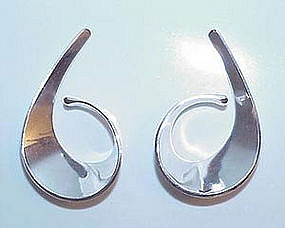 Tone Vigeland Sterling Modernist Earrings NORWAY