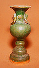 Miniature Green Ming Vase - 15th century