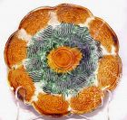 Scalloped Green & Amber Glazed Liao Plate 907-1125 AD
