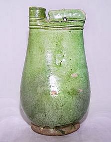 Green Glazed Chinese Flask