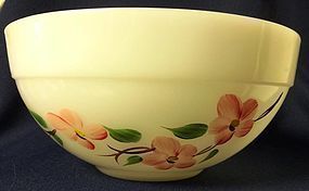 Peach Blossom Mixing Bowl 7.5" Colonial Kitchen Fire King