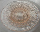 Holiday Pink Saucer Jeannette Glass Company