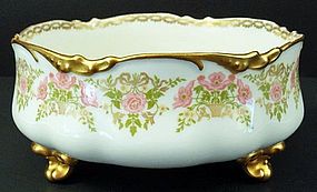 Lovely Antique Nouveau Limoges Footed Bowl