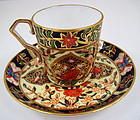 Crown Derby Persian Style Demitasse Cup & Saucer