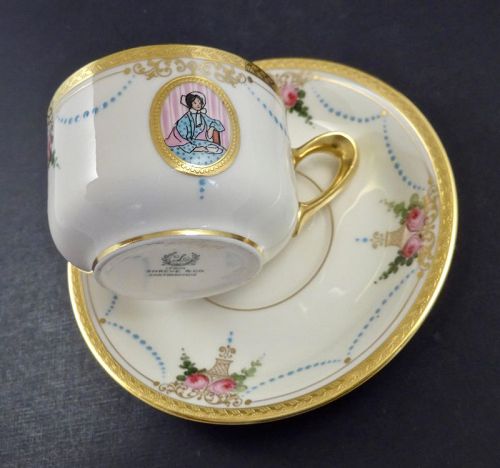 Antique Lenox Tea Cup & Saucer “Virginian”