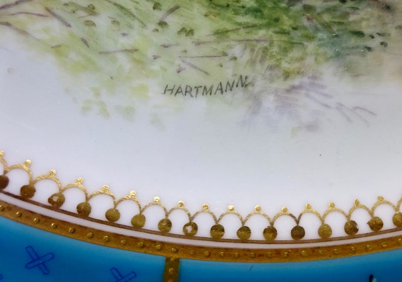 Brownfield’s Cabinet Plate for Tiffany, French Enamel  B