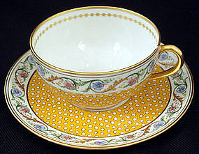 Lovely Antique Ginori Tea Cup & Saucer