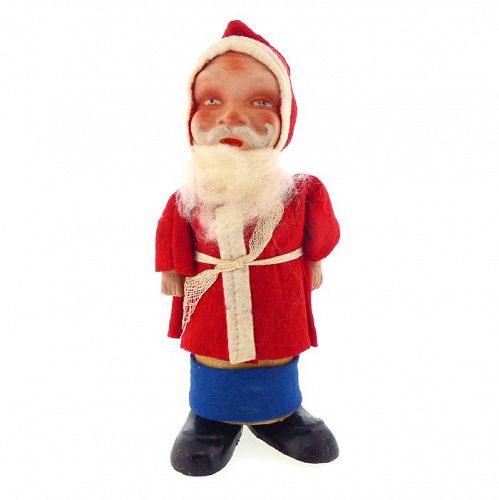 Vintage German Christmas Santa Claus Belsnickel Squeeker Toy Figure