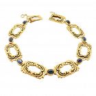 Belle Epoque 19K Gold & Cabochon Sapphire Bracelet