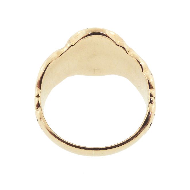 Art Nouveau 14K Gold Signet Ring
