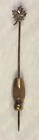 14K Gold & Seed Pearl Maple Leaf Stickpin