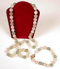 Rose Quartz & Aventurine Necklace & Bracelet