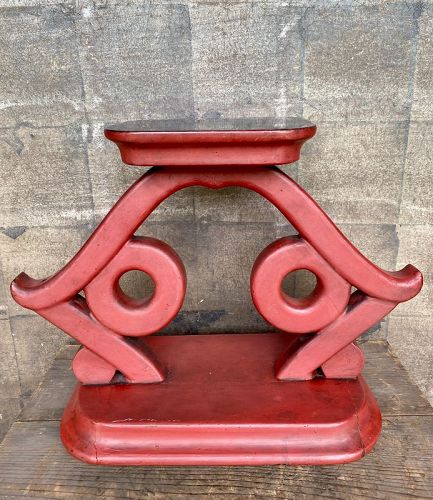 Antique Japanese Art Deco Negoro Okimoto Stand
