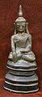 Burmese Bronze Sakyamuni Buddha, the Historical Buddha