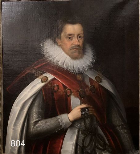 Life Portrait King James I Of England (James VI Scotland) N. Van Somer