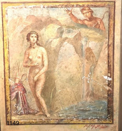Professor G. FREDERICO Watercolor “ Pompeii“ 16x14”