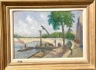 Maximilian Luce Impressionist Artist  Paris oil on canvas14.5x19.5”
