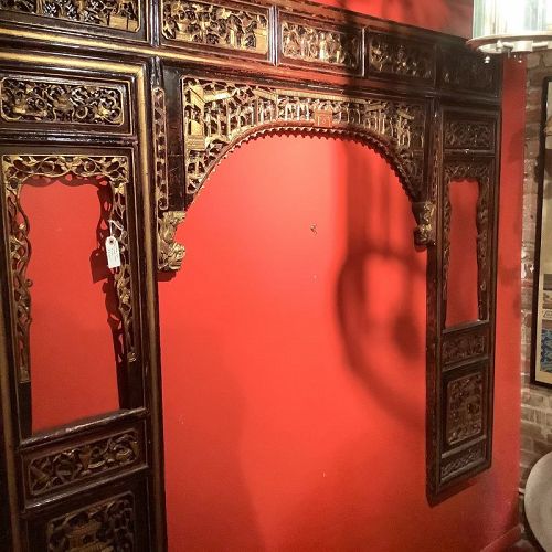 Chinese Qing Dynasty Royal Entré for Bed Chamber