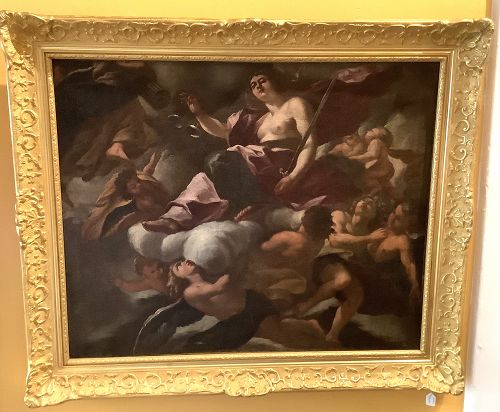 Italian Painting allegory of Justice Renaissance Style 24x30”
