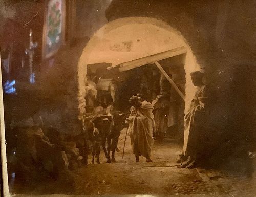 Antique Photo of Cairo Egypt Suk ,Circa 1900 Sepia 8x10”