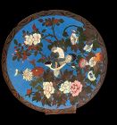JAPANESE 19th CENTURY EDO PERIOD CHARGER IN CLOISONNÉ 12”