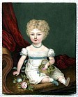 William Corden the Elder Miniature of Young Girl c1825