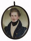 A Rare Signed Portrait Miniature by Daniel Ames c1837
