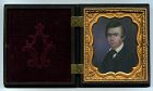 Portrait Miniature of Young Gent c1853 in Critchlow Case