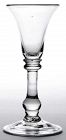 An English Baluster Wine Glass c1720