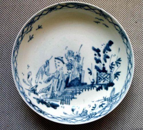 Rare William Reid? Porcelain Saucer c1760
