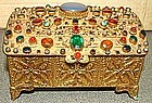 Austrian Bronze Jewelry Box  c 1930