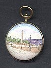 Charming French Enameled Coin Purse; c 1870