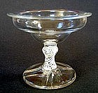 English Glass Opaque Twist Sweetmeat  C 1760