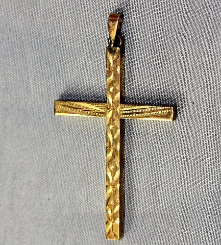 Gilded Cross Pendant