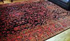 Persian Sarouk Carpet, hand knotted fine small knots, Ca. 1910