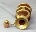 Nepalese Wooden Bottle for Ghee Butter Tea with top